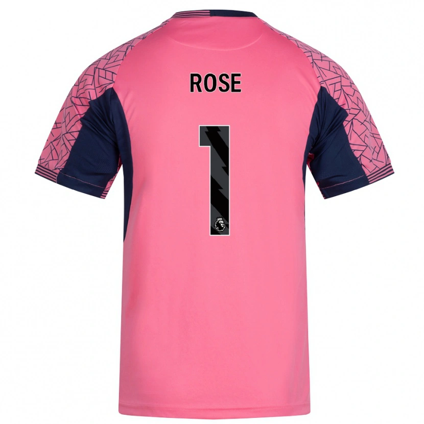 Danxen Dames Reggie Rose #1 Roze Zwart Keepersshirt 2025/26 T-Shirt