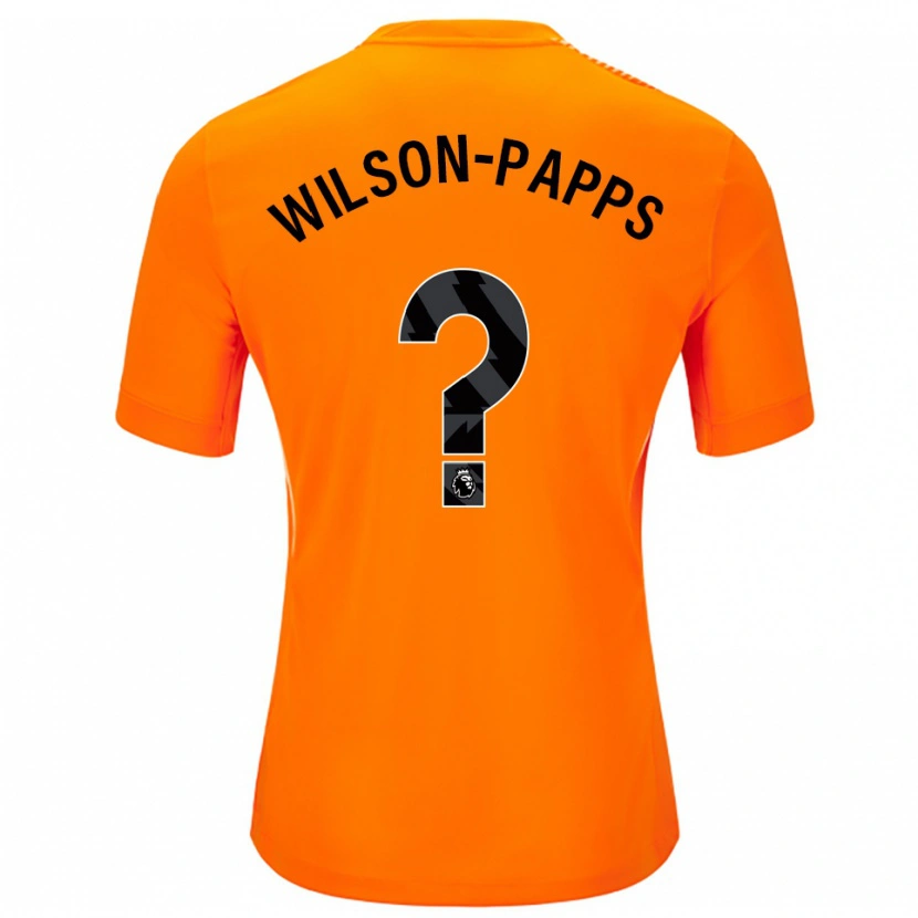 Danxen Dames Charlie Wilson-Papps #0 Oranje Zwart Keepersshirt 2025/26 T-Shirt