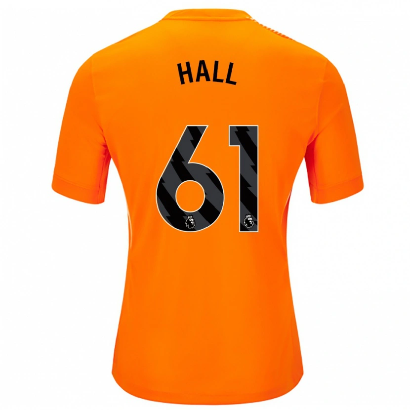 Danxen Dames Steven Hall #61 Oranje Zwart Keepersshirt 2025/26 T-Shirt