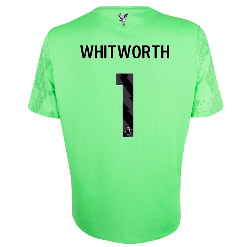 Danxen Dames Harry Whitworth #1 Groen Zwart Keepersshirt 2025/26 T-Shirt