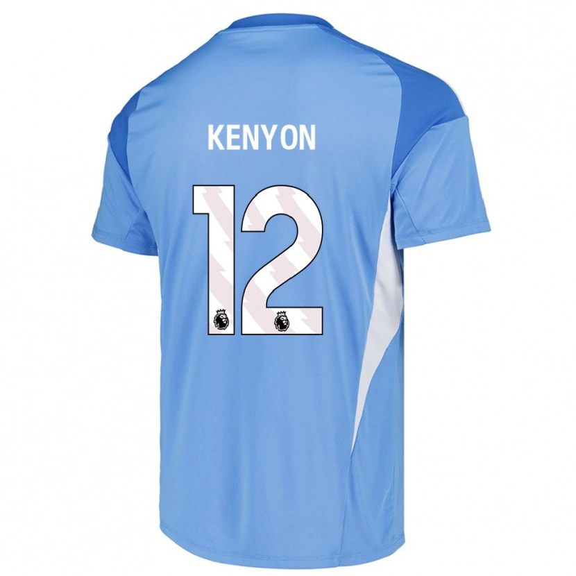 Danxen Dames George Kenyon #12 Hemelsblauw Wit Keepersshirt 2025/26 T-Shirt