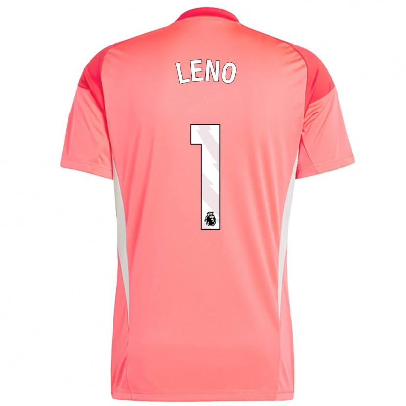 Danxen Dames Bernd Leno #1 Rood Wit Keepersshirt 2025/26 T-Shirt