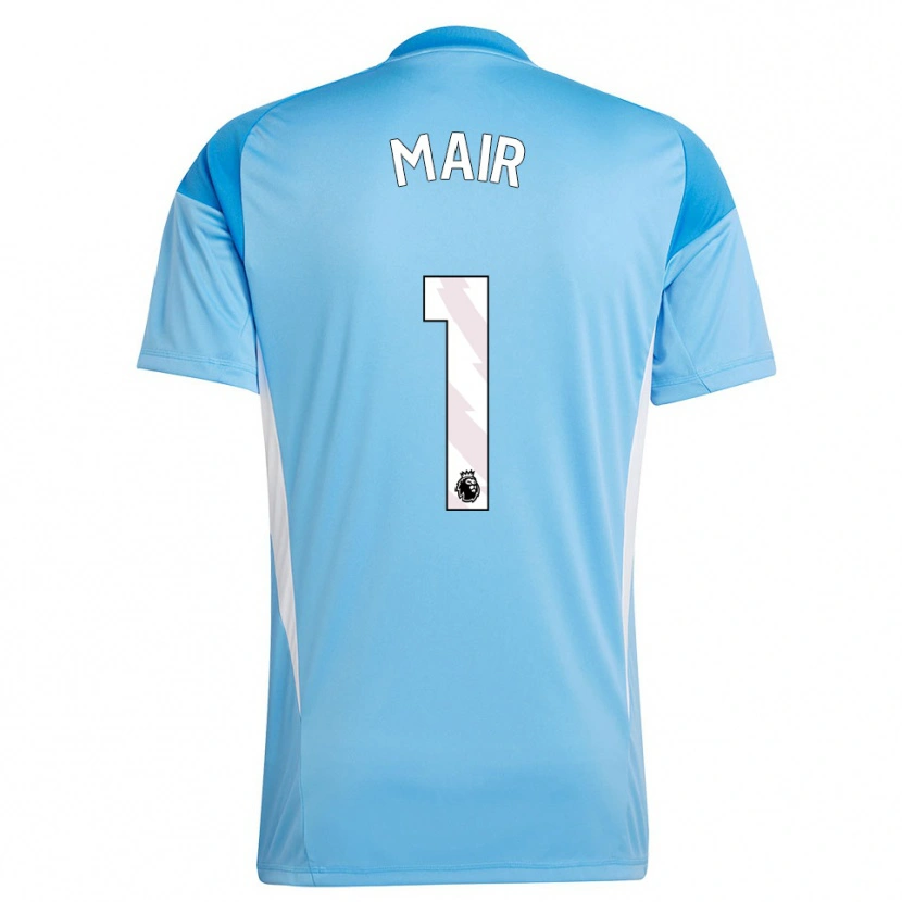 Danxen Dames George Mair #1 Blauw Wit Keepersshirt 2025/26 T-Shirt