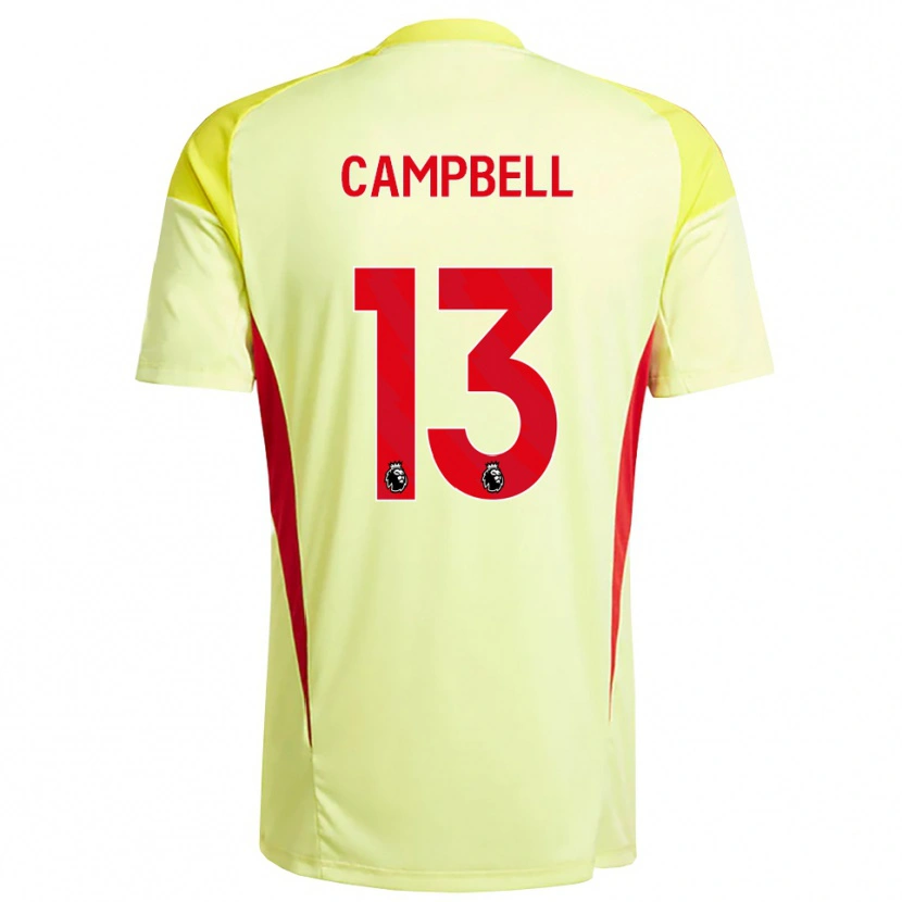 Danxen Dames Luke Campbell #13 Lichtgeel Oranje Keepersshirt 2025/26 T-Shirt