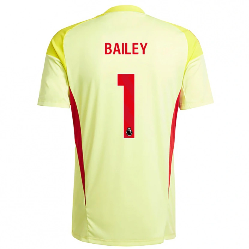 Danxen Dames Joe Bailey #1 Lichtgeel Oranje Keepersshirt 2025/26 T-Shirt