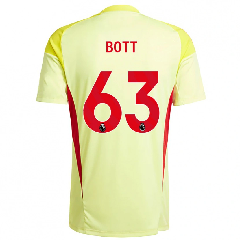 Danxen Dames Aaron Bott #63 Lichtgeel Oranje Keepersshirt 2025/26 T-Shirt