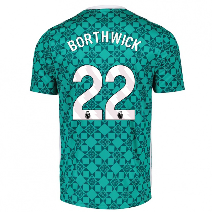 Danxen Dames Megan Borthwick #22 Groen Wit Keepersshirt 2025/26 T-Shirt