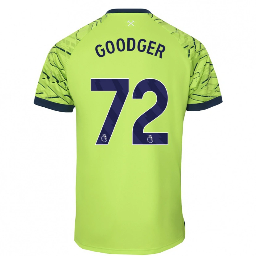 Danxen Dames Tommy Goodger #72 Fluorescerend Groen Keepersshirt 2025/26 T-Shirt