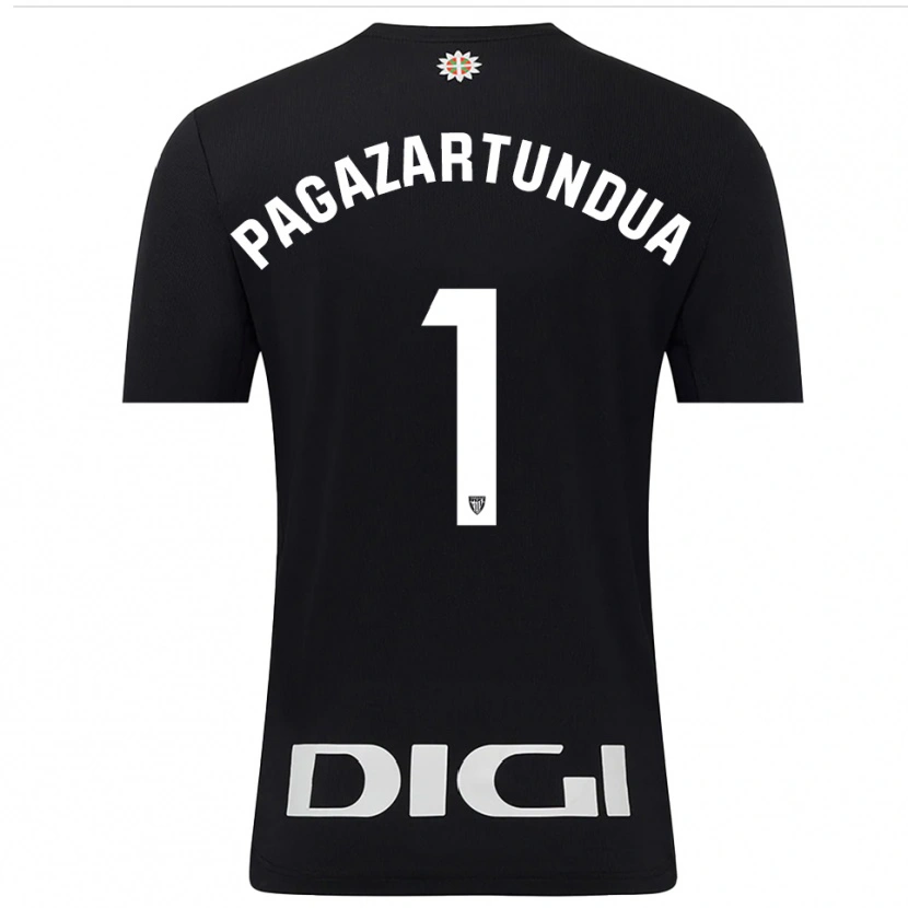 Danxen Dames Iker Pagazartundua #1 Zwart Wit Keepersshirt 2025/26 T-Shirt