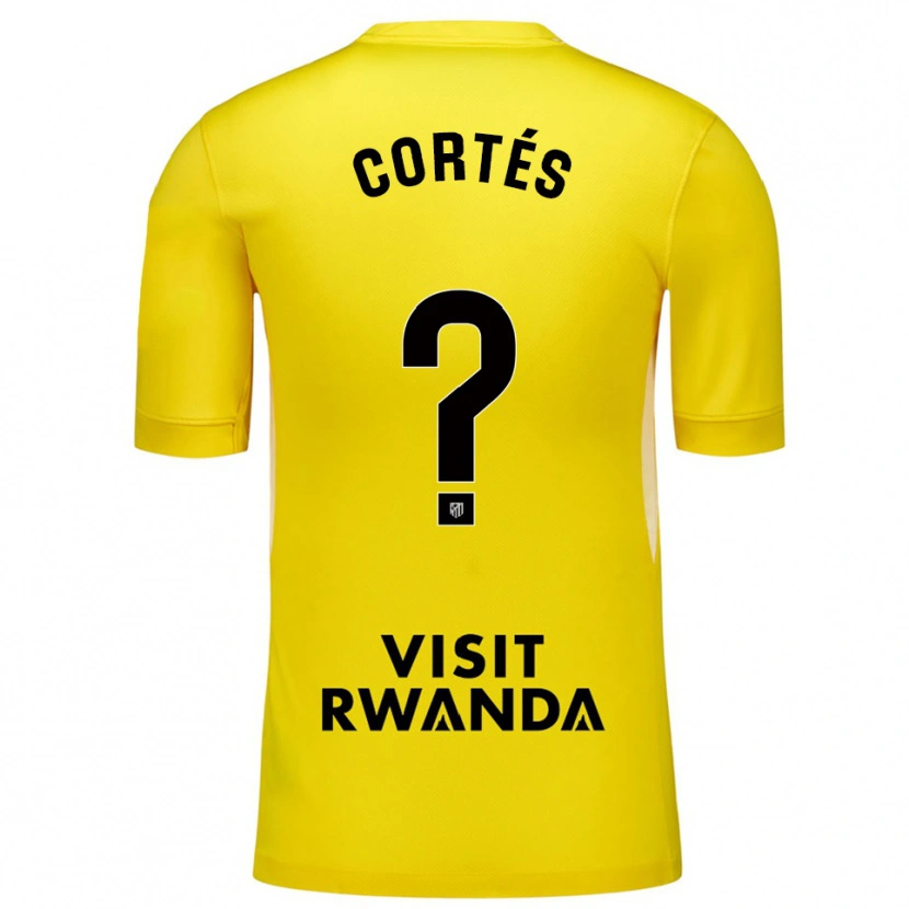 Danxen Dames Lucas Cortés #0 Geel Zwart Keepersshirt 2025/26 T-Shirt
