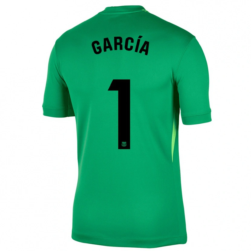 Danxen Dames Joan García #1 Groen Zwart Keepersshirt 2025/26 T-Shirt