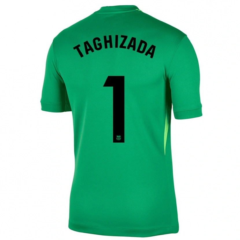 Danxen Dames Eldar Taghizada #1 Groen Zwart Keepersshirt 2025/26 T-Shirt