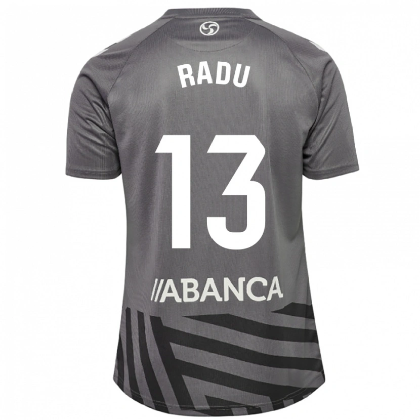 Danxen Dames Ionuț Radu #13 Donkergrijs Zwart Keepersshirt 2025/26 T-Shirt