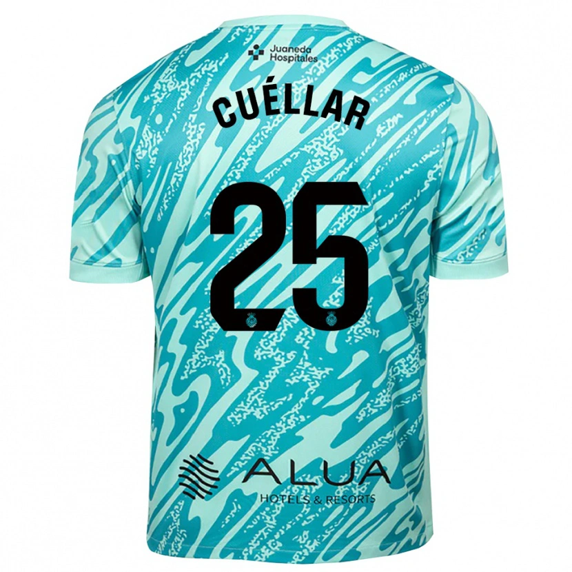 Danxen Dames Iván Cuéllar #25 Cyaan Zwart Keepersshirt 2025/26 T-Shirt