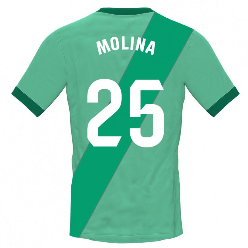 Danxen Dames Adrián Molina #25 Groen Zwart Keepersshirt 2025/26 T-Shirt