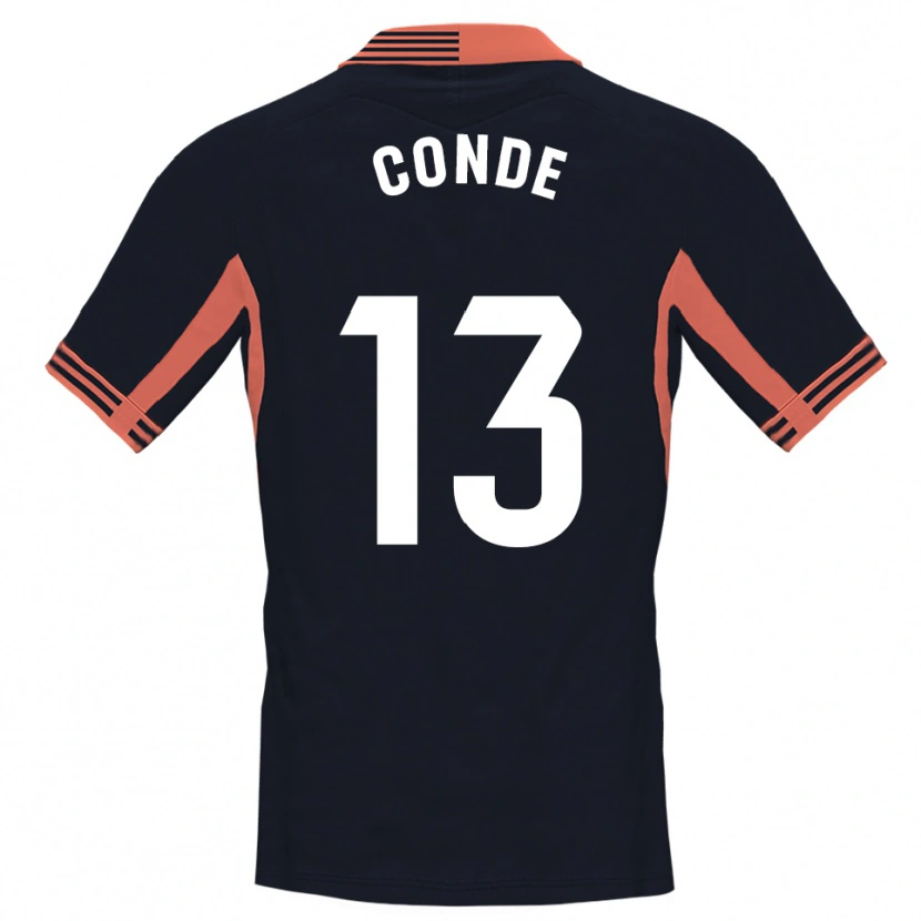 Danxen Dames Diego Conde #13 Zwart Wit Oranje Keepersshirt 2025/26 T-Shirt
