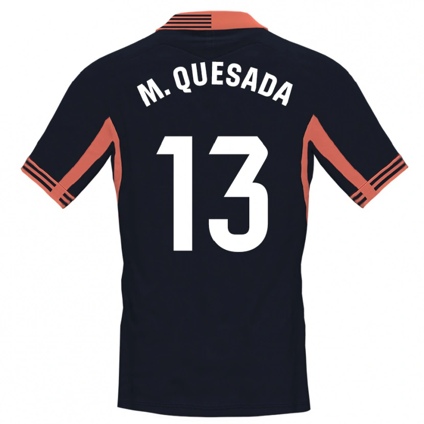 Danxen Dames Montserrat Quesada Carrasco #13 Zwart Wit Oranje Keepersshirt 2025/26 T-Shirt
