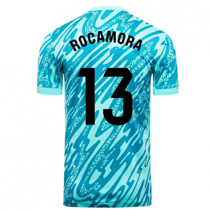 Danxen Dames María Rocamora Díaz #13 Hemelsblauw Wit Keepersshirt 2025/26 T-Shirt