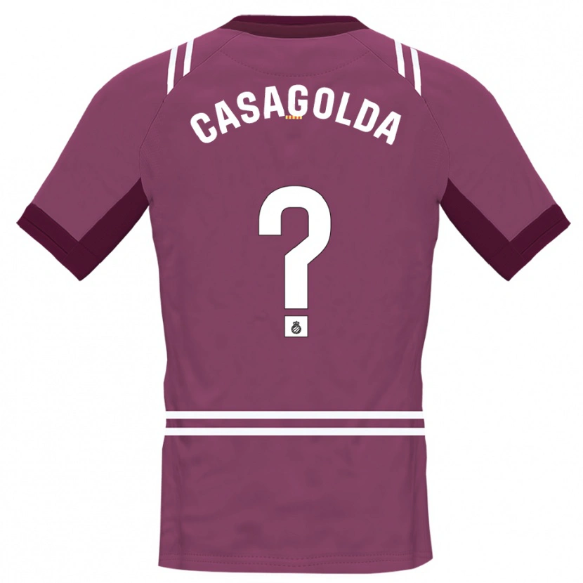 Danxen Dames Pau Casagolda #0 Bordeaux Wit Keepersshirt 2025/26 T-Shirt