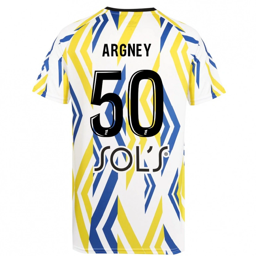 Danxen Dames Paul Argney #50 Wit Rood Blauw Keepersshirt 2025/26 T-Shirt