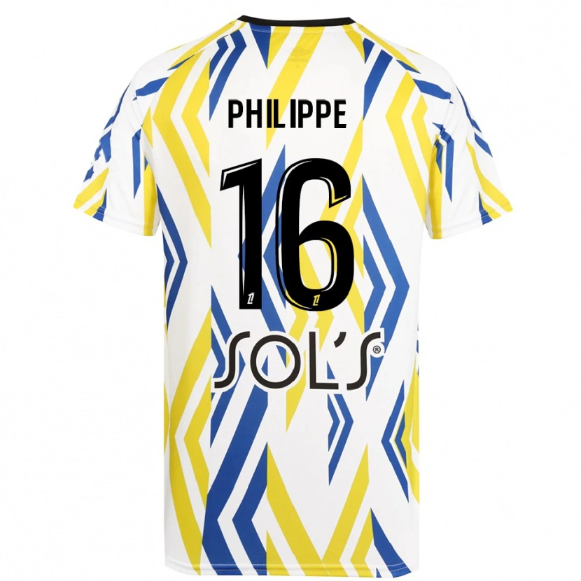 Danxen Dames Laëtitia Philippe #16 Wit Rood Blauw Keepersshirt 2025/26 T-Shirt