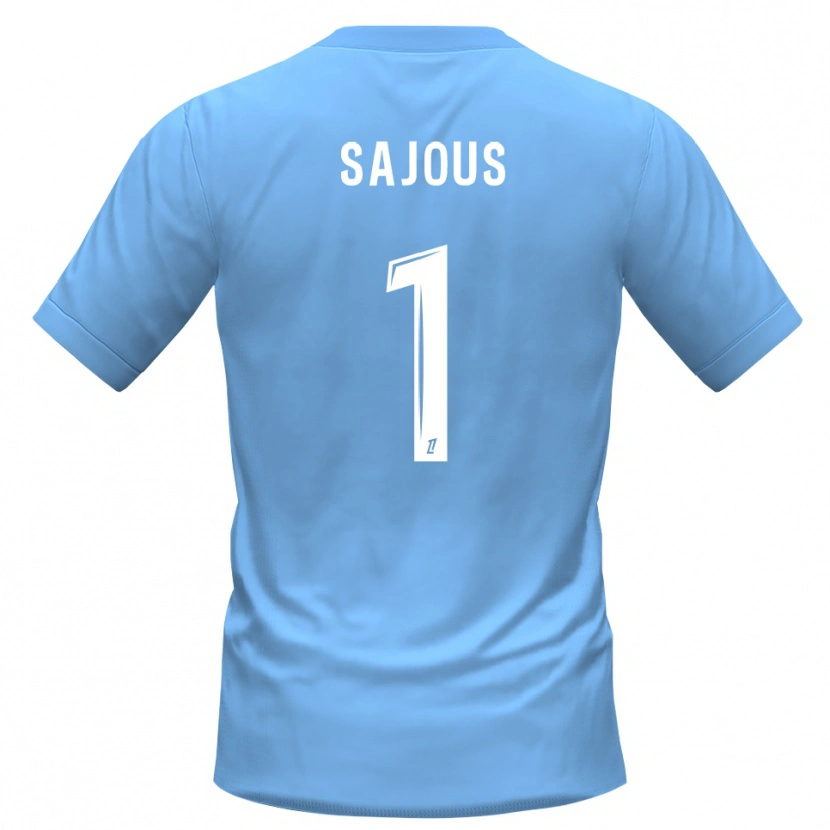 Danxen Dames Thomas Sajous #1 Blauw Zwart Keepersshirt 2025/26 T-Shirt