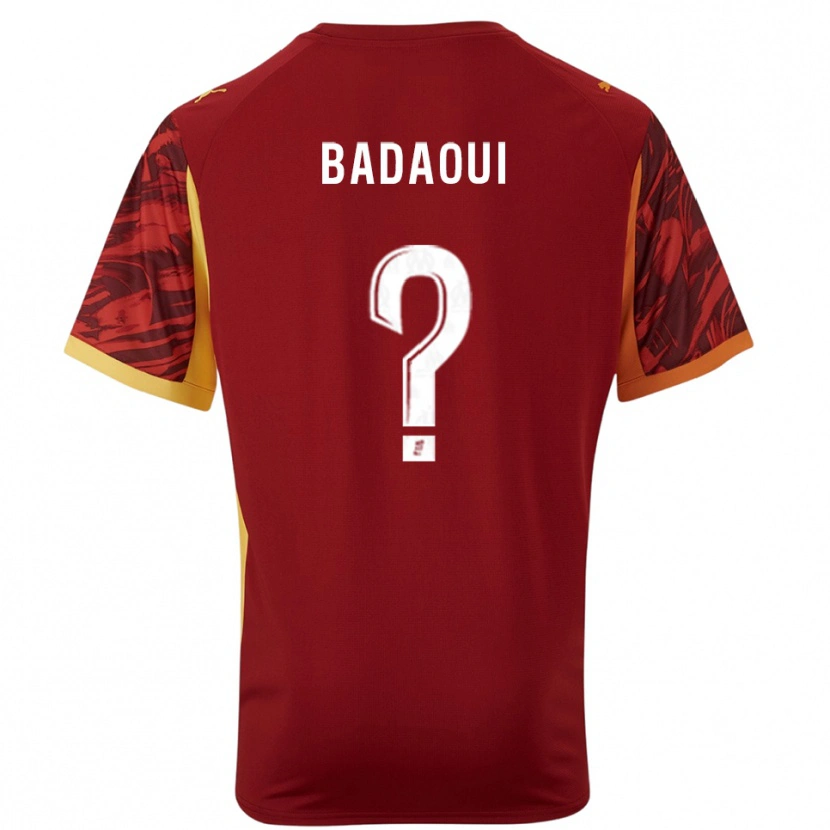 Danxen Dames Yassine Badaoui #0 Bordeaux Bruin Keepersshirt 2025/26 T-Shirt