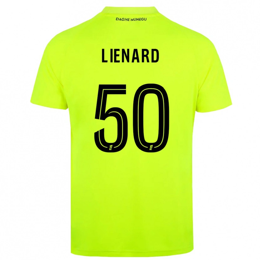 Danxen Dames Yann Lienard #50 Fluorescerend Groen Zwart Keepersshirt 2025/26 T-Shirt
