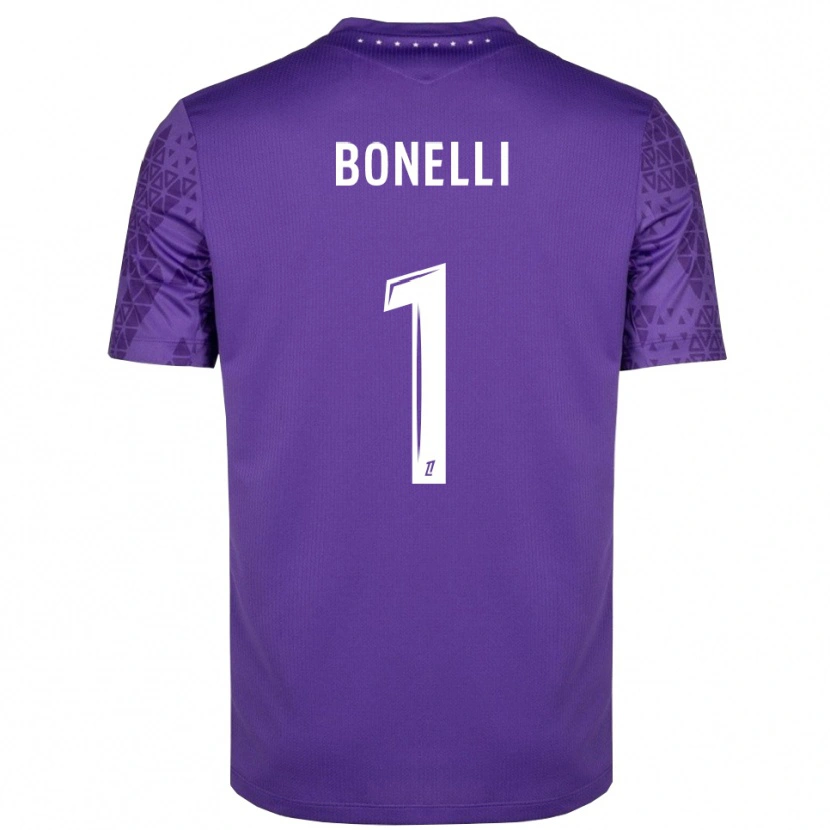 Danxen Dames Lucas Bonelli #1 Paars Wit Keepersshirt 2025/26 T-Shirt