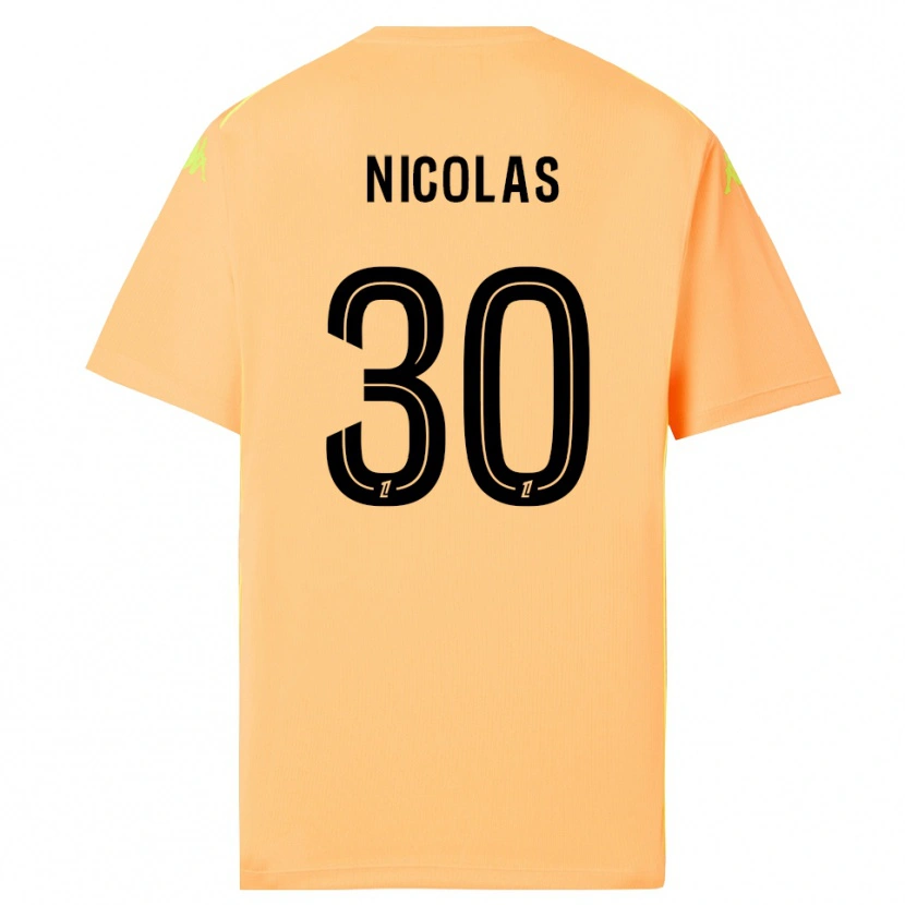 Danxen Dames Lina-Lou Nicolas #30 Licht Oranje Zwart Keepersshirt 2025/26 T-Shirt