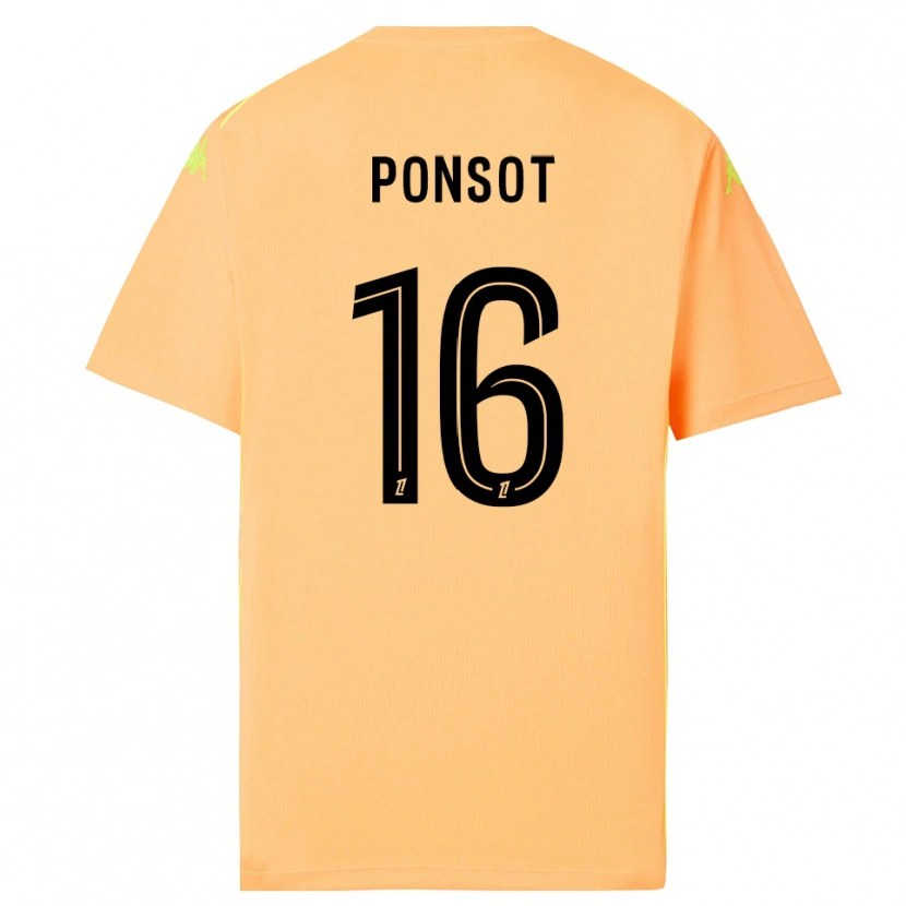 Danxen Dames Martin Ponsot #16 Licht Oranje Zwart Keepersshirt 2025/26 T-Shirt
