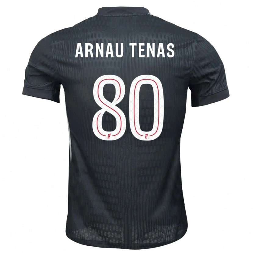 Danxen Dames Arnau Tenas #80 Donkergrijs Zwart Keepersshirt 2025/26 T-Shirt