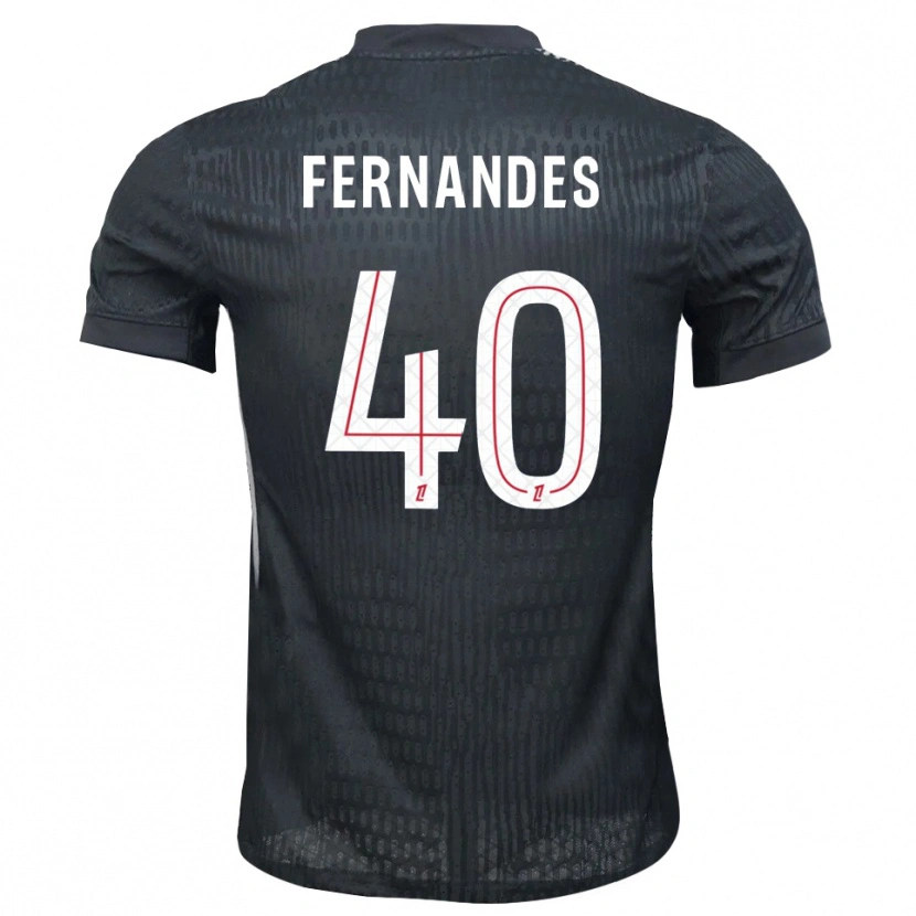 Danxen Dames Alyssa Fernandes #40 Donkergrijs Zwart Keepersshirt 2025/26 T-Shirt
