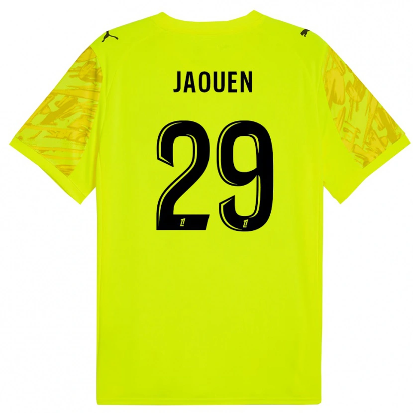 Danxen Dames Ewen Jaouen #29 Fluorescerend Groen Geel Keepersshirt 2025/26 T-Shirt