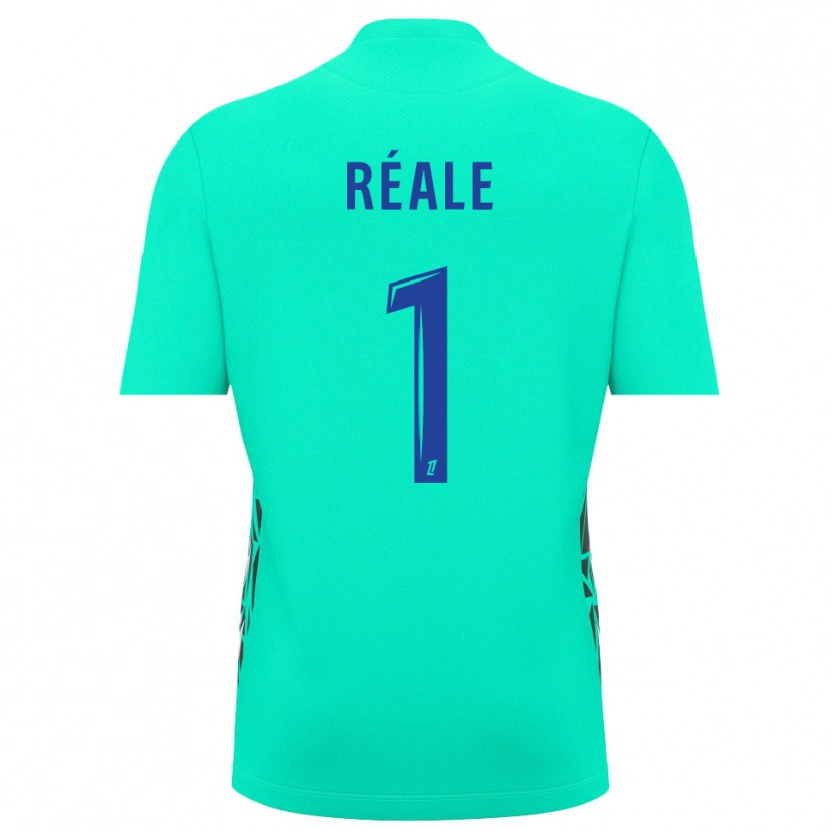 Danxen Dames Pierre Réale #1 Aquamarijn Blauw Keepersshirt 2025/26 T-Shirt