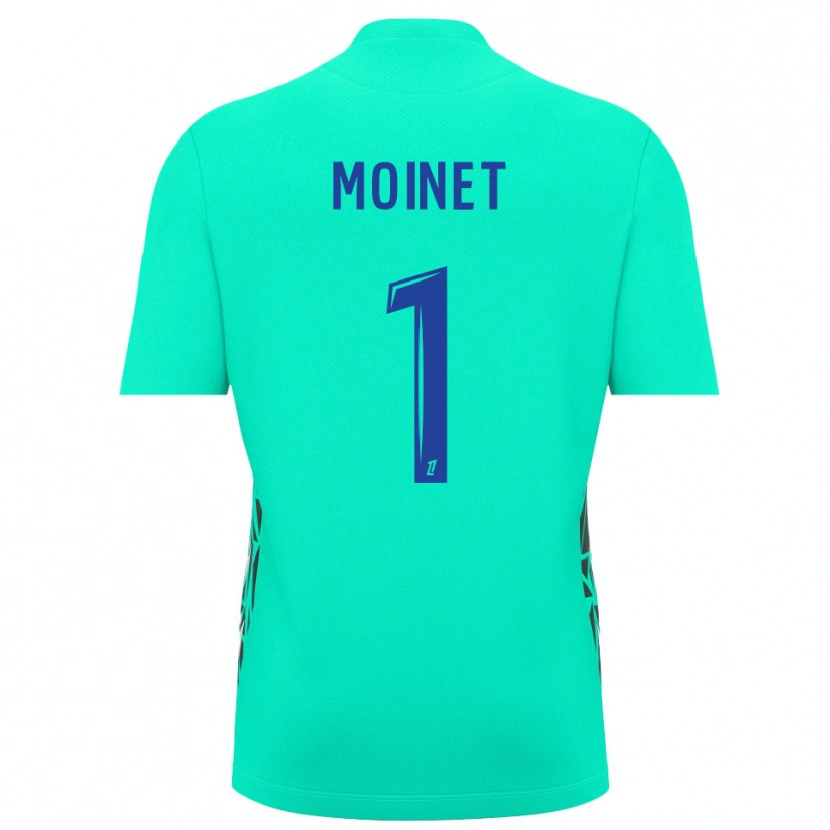 Danxen Dames Victor Moinet #1 Aquamarijn Blauw Keepersshirt 2025/26 T-Shirt