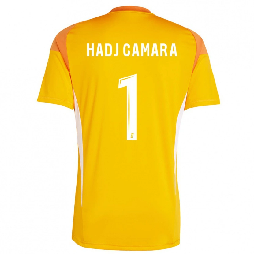 Danxen Dames El Hadj Camara #1 Licht Oranje Wit Keepersshirt 2025/26 T-Shirt