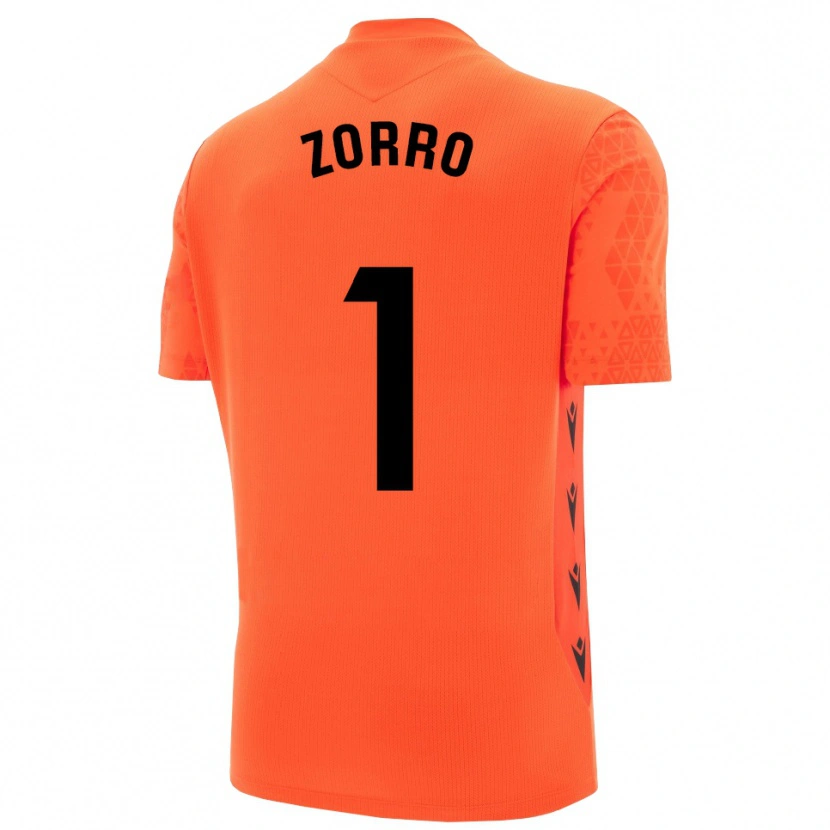 Danxen Dames Zorro #1 Oranje Zwart Keepersshirt 2025/26 T-Shirt