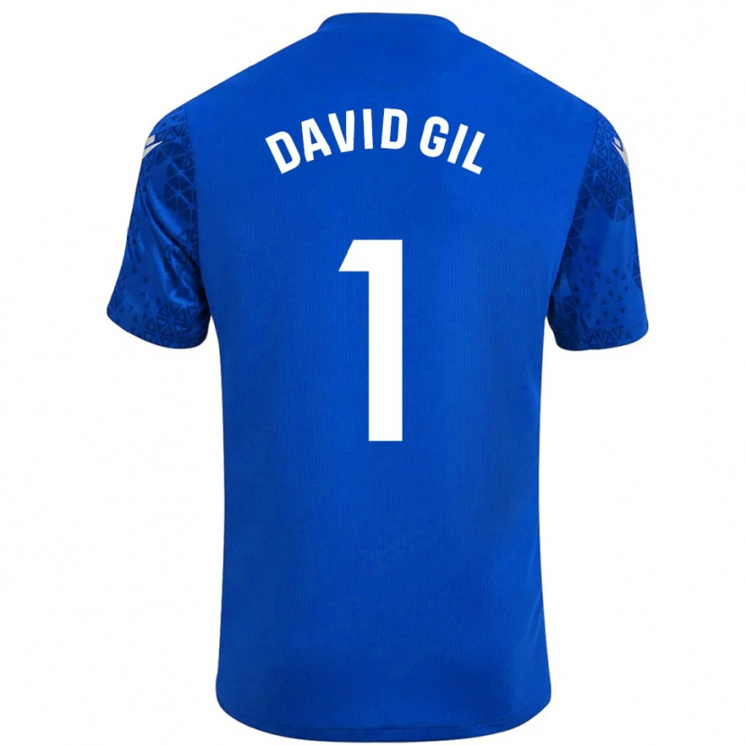 Danxen Dames David Gil #1 Blauw Wit Keepersshirt 2025/26 T-Shirt