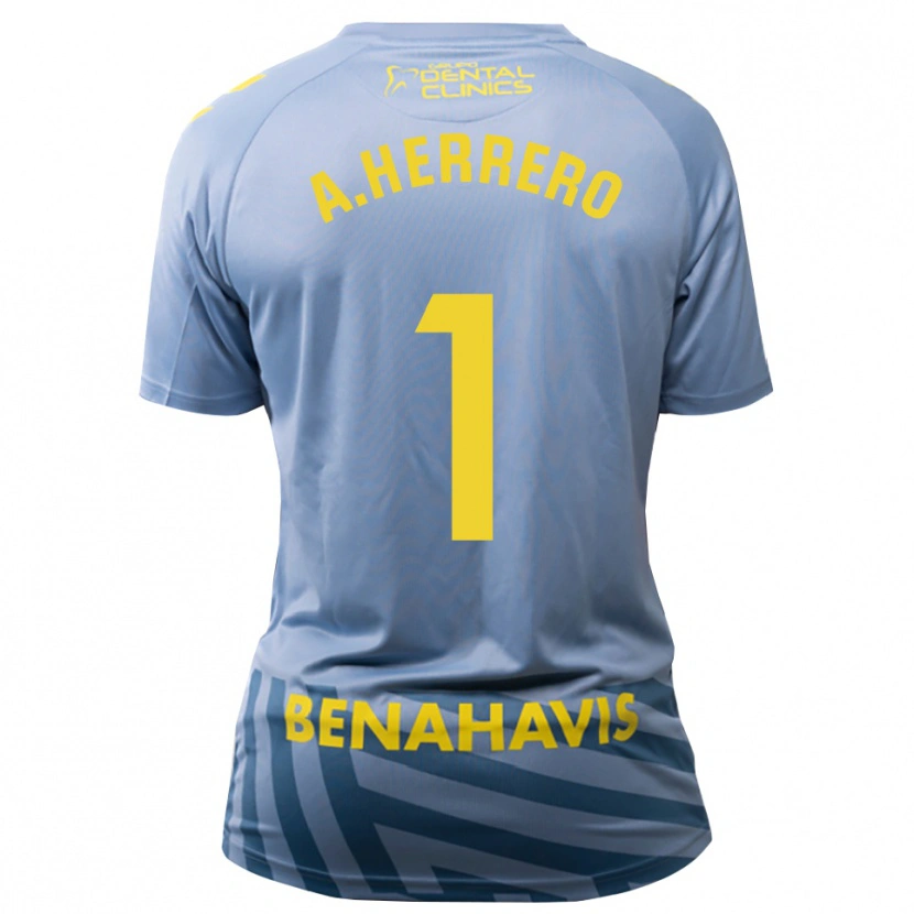 Danxen Dames Alfonso Herrero #1 Lichtstalen Blauw Keepersshirt 2025/26 T-Shirt