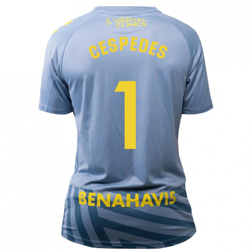 Danxen Dames Andrés Céspedes #1 Lichtstalen Blauw Keepersshirt 2025/26 T-Shirt