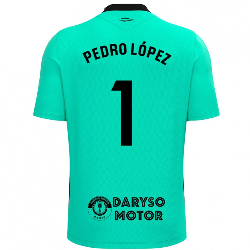 Danxen Dames Pedro López #1 Turquoise Zwart Keepersshirt 2025/26 T-Shirt