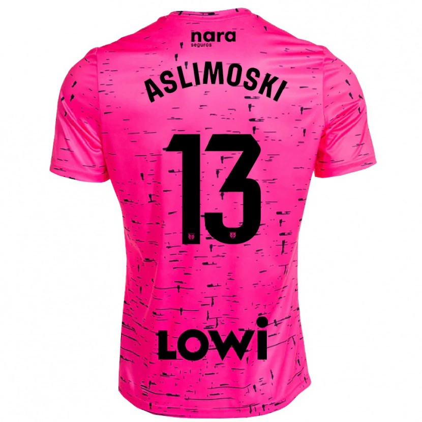 Danxen Dames Tomme Aslimoski #13 Diep Roze Zwart Keepersshirt 2025/26 T-Shirt