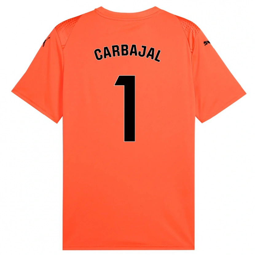 Danxen Dames Cristina Díaz Carbajal #1 Oranje Zwart Rood Keepersshirt 2025/26 T-Shirt
