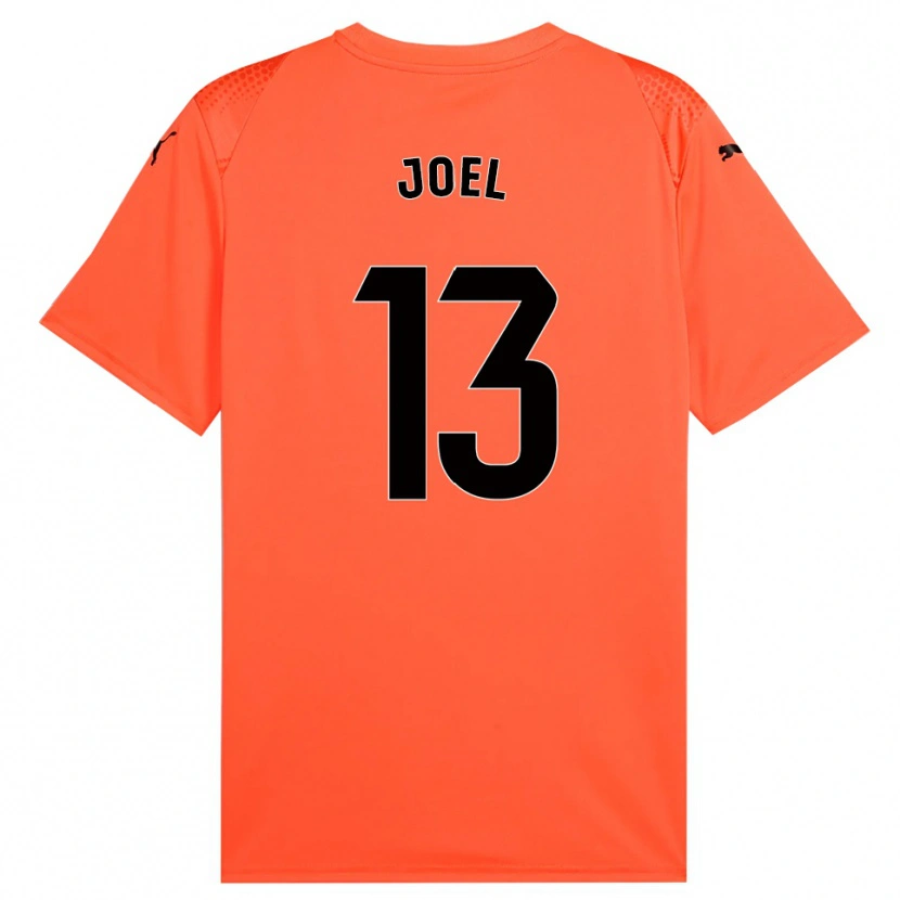 Danxen Dames Christian Joel #13 Oranje Zwart Rood Keepersshirt 2025/26 T-Shirt