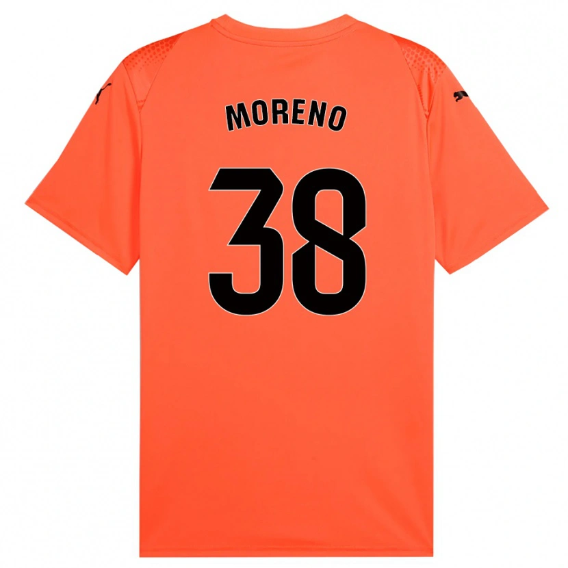 Danxen Dames Gerard Moreno #38 Oranje Zwart Rood Keepersshirt 2025/26 T-Shirt