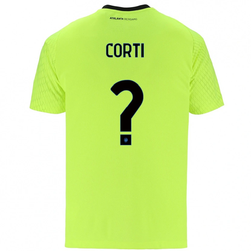 Danxen Dames Edoardo Corti #0 Geel Groen Rood Keepersshirt 2025/26 T-Shirt