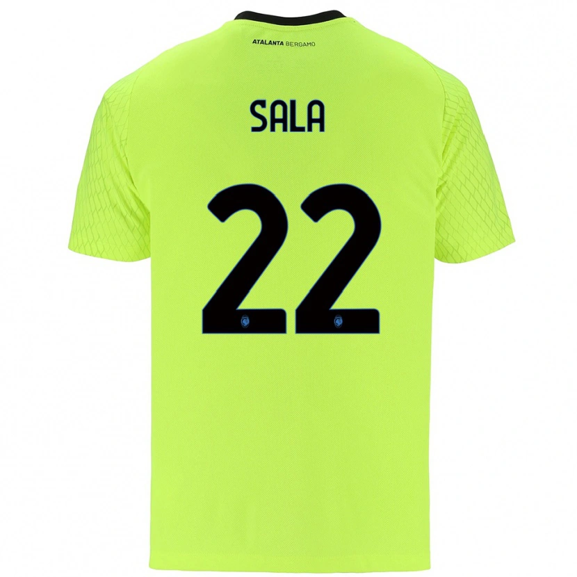 Danxen Dames Lorenzo Sala #22 Geel Groen Rood Keepersshirt 2025/26 T-Shirt