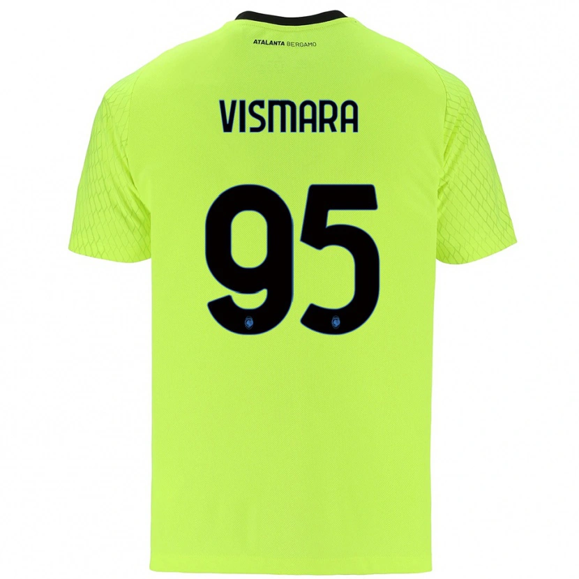 Danxen Dames Paolo Vismara #95 Geel Groen Rood Keepersshirt 2025/26 T-Shirt