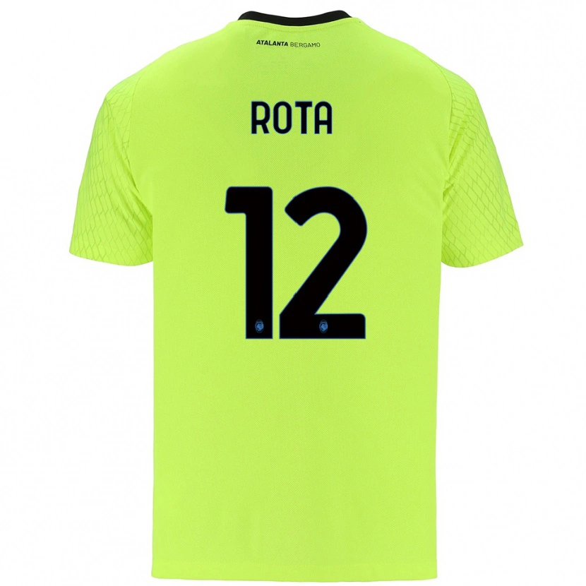 Danxen Dames Nicolò Rota #12 Geel Groen Rood Keepersshirt 2025/26 T-Shirt